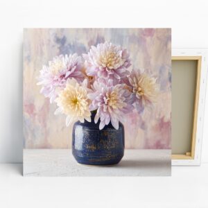 Pastel Chrysanthemum Art