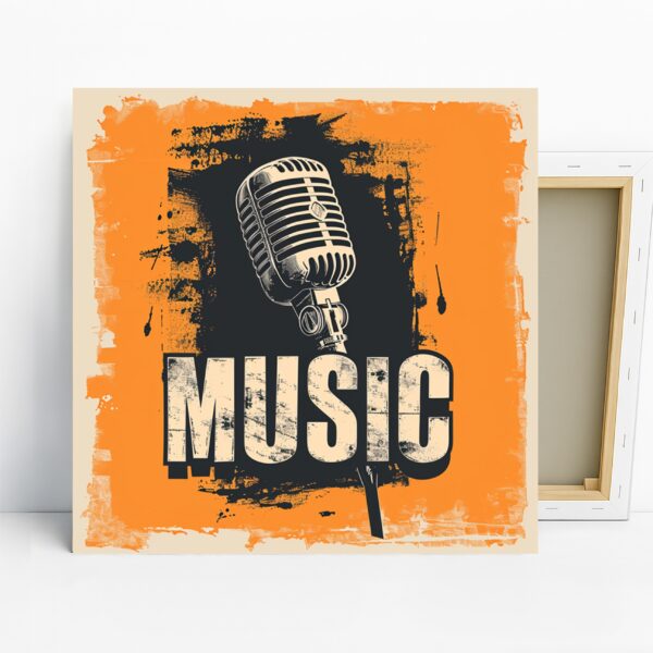 Vintage Microphone Art