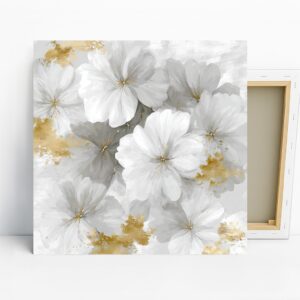 Elegant White Blossoms Art