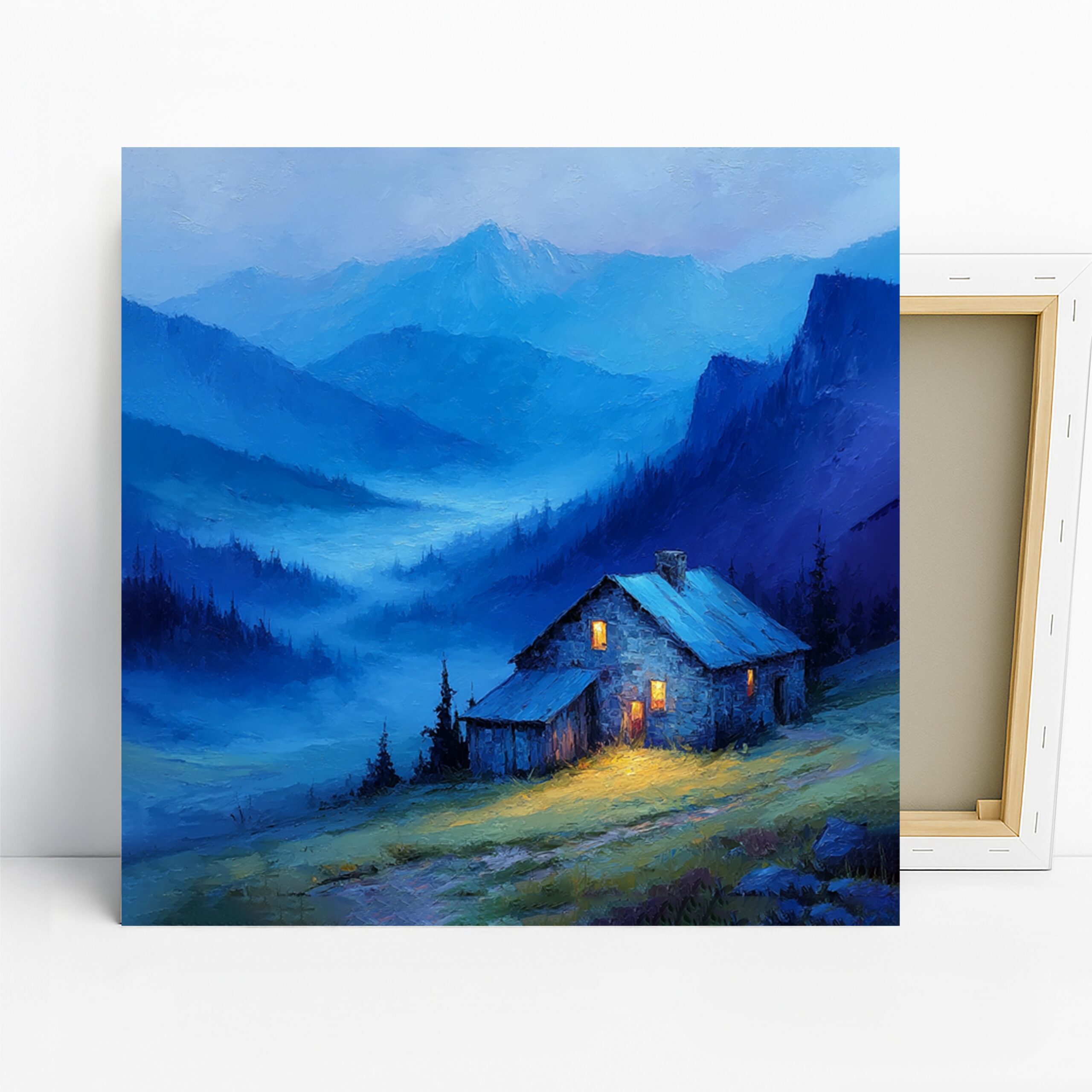 1.jpg Mountain Cabin Serenity Art