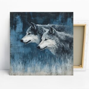Wolf Pack Art, Canvas or Poster, Animal Nature ...