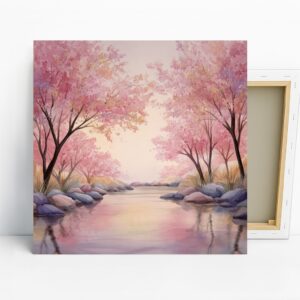 Cherry Blossom Stream Art