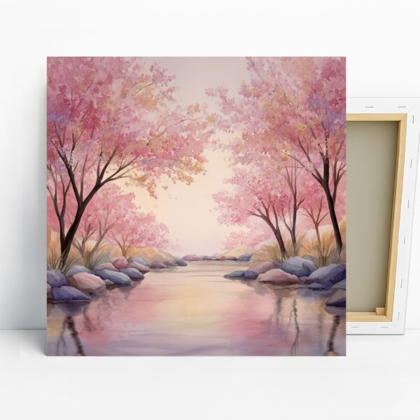 Cherry Blossom Stream Art