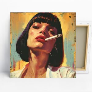 Smoky Glamour Art, Canvas or Poster, Pop Art Mo...
