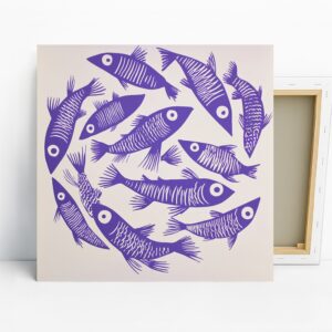 Purple Fish Art