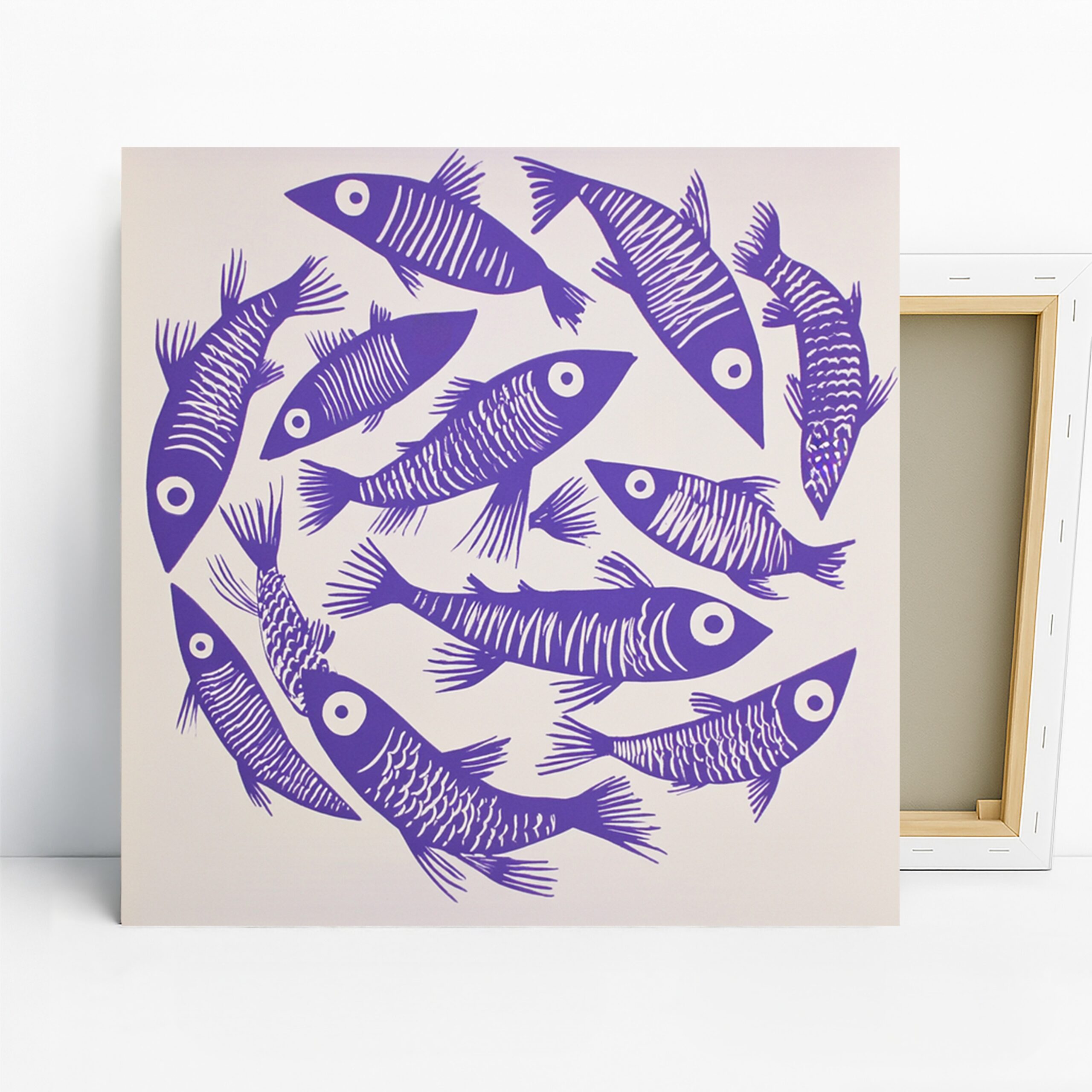 1.jpg Purple Fish Art