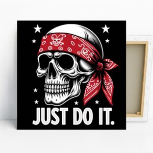 Motivational Pirate Skull Art