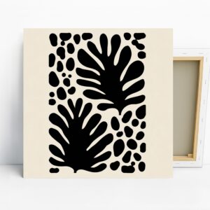 Tropical Leaf Silhouette Art