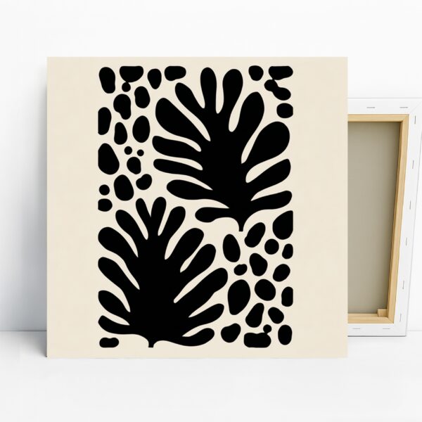 Tropical Leaf Silhouette Art