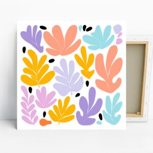 Pastel Abstract Floral Art