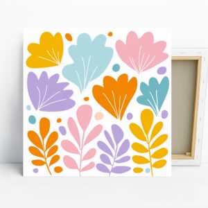 Colorful Floral Abstract Art