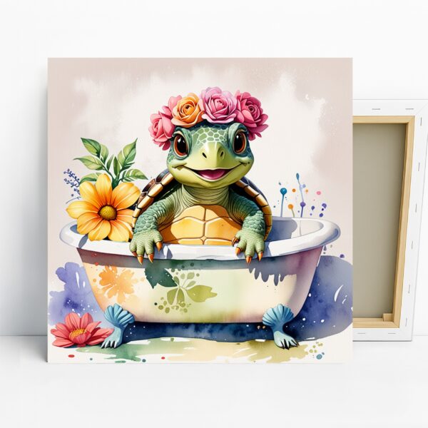 Turtle Bathtub Art