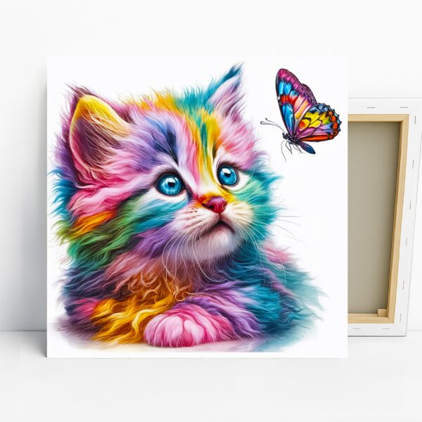 Rainbow Cat Art