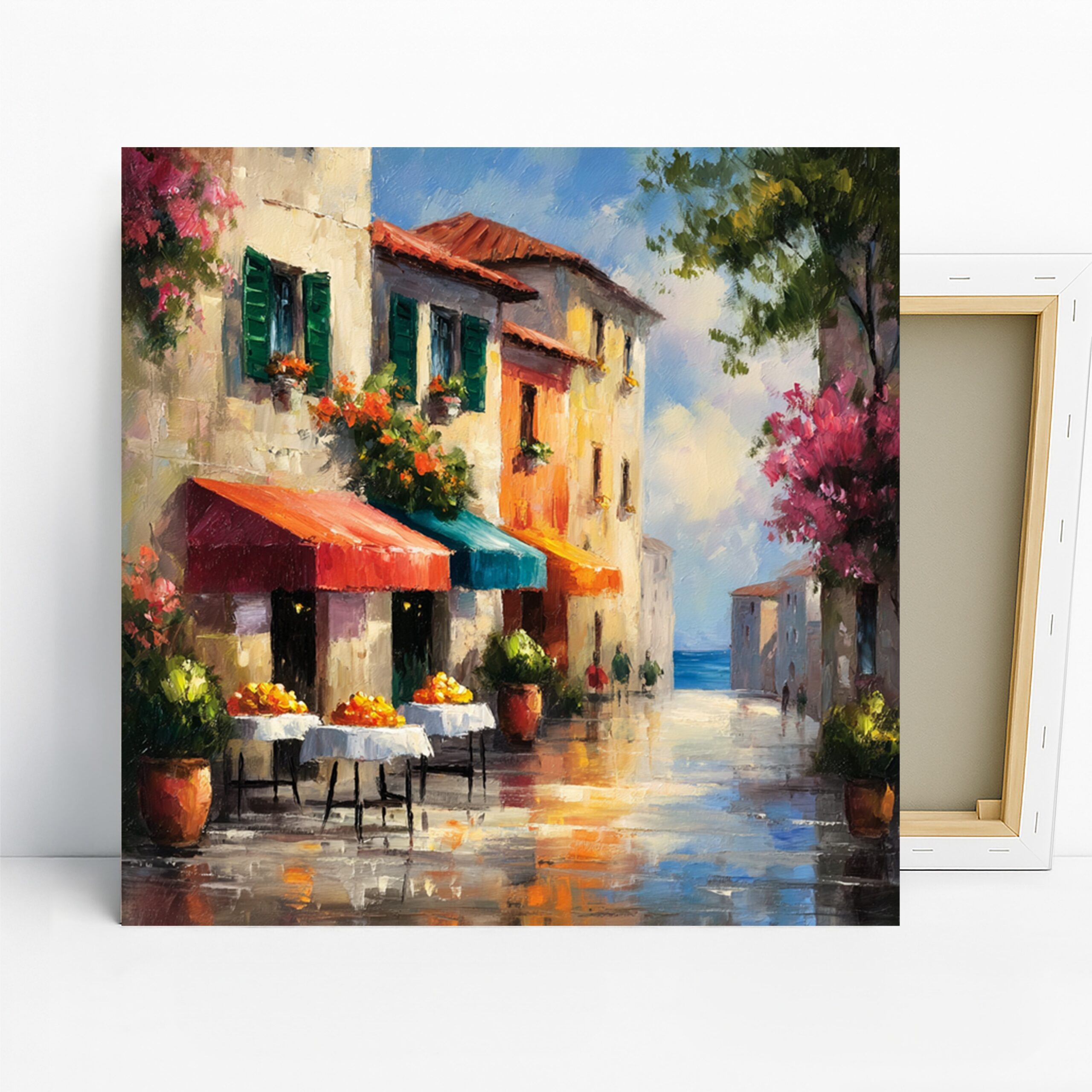 1.jpg European Cafe Scene Art