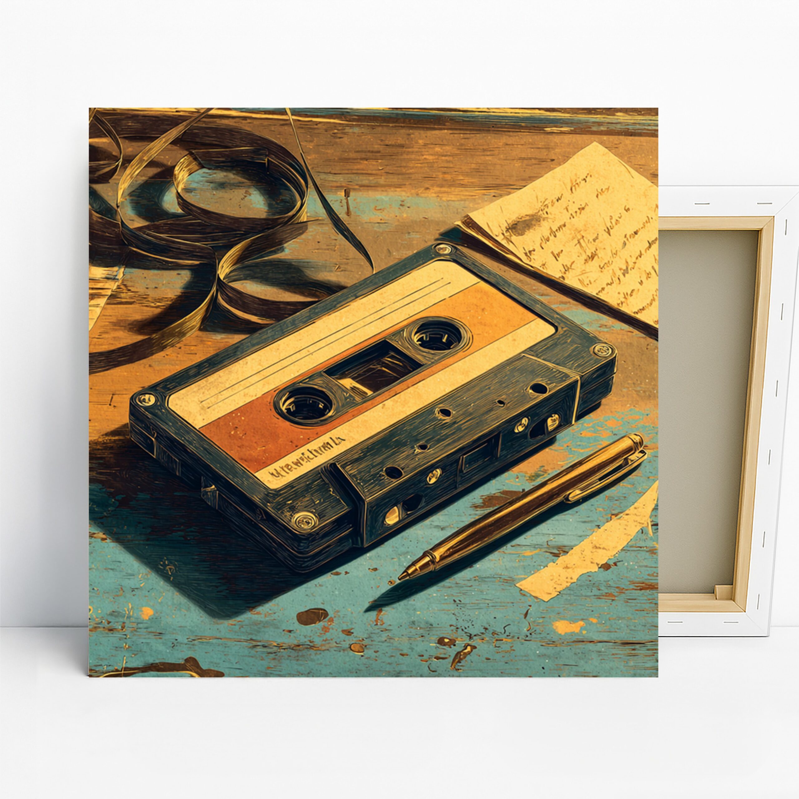 1.jpg Retro Cassette Tape Art
