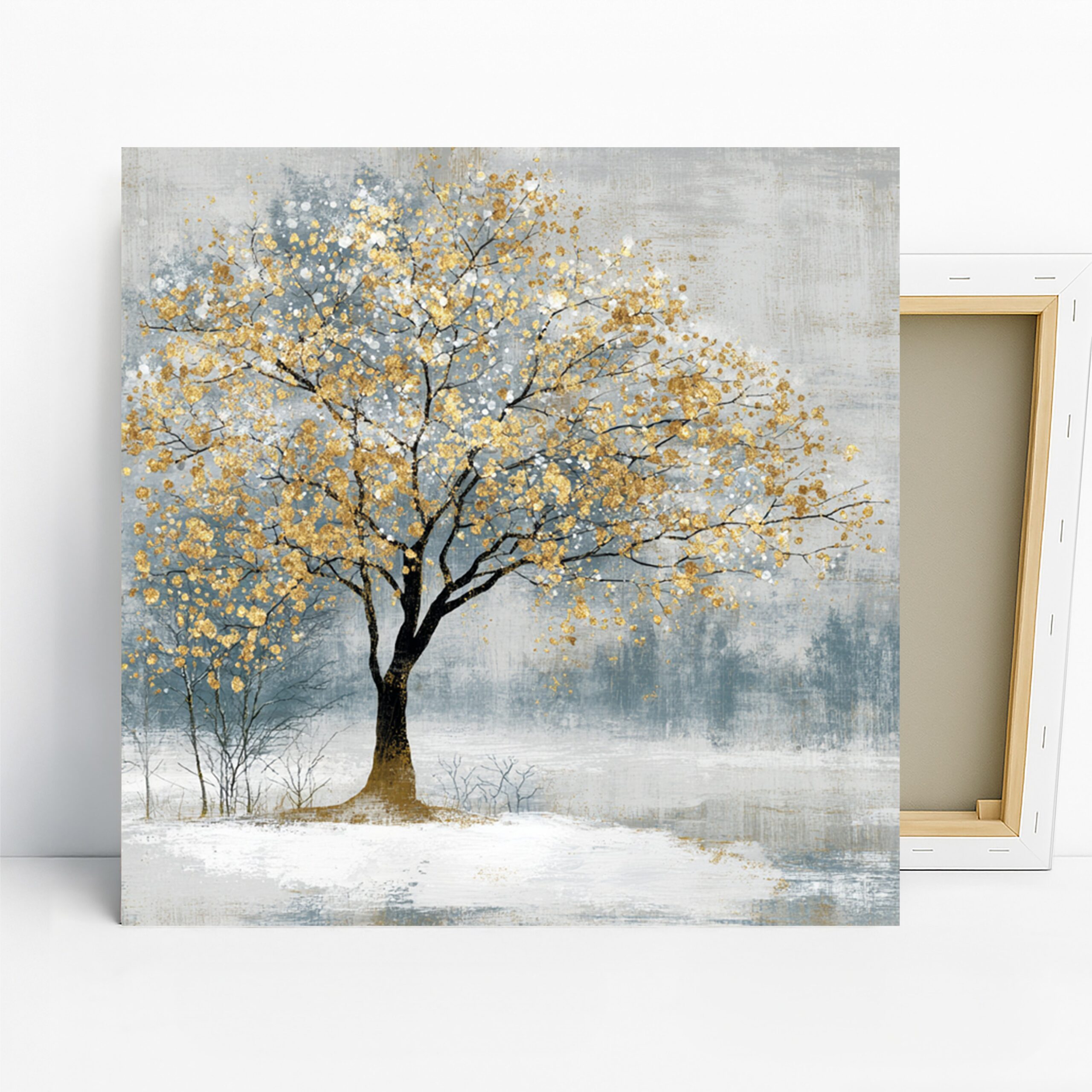 1.jpg Golden Winter Tree Art