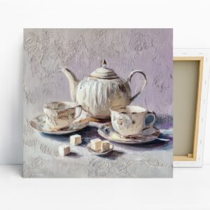 Elegant Tea Set Art