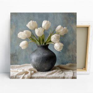White Tulips Art