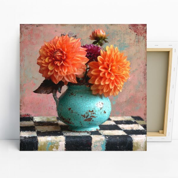 Dahlia Bouquet Art