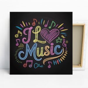 I Love Music Art