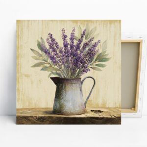 Lavender Bouquet Art, Canvas or Poster, Floral ...