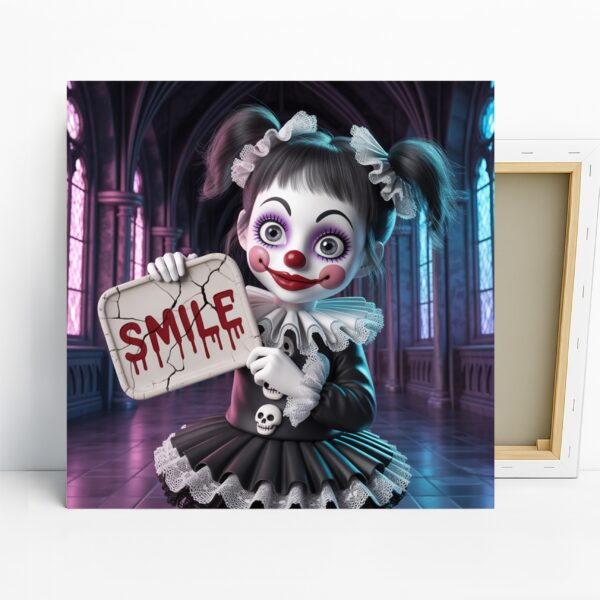 Creepy Clown Smile Art