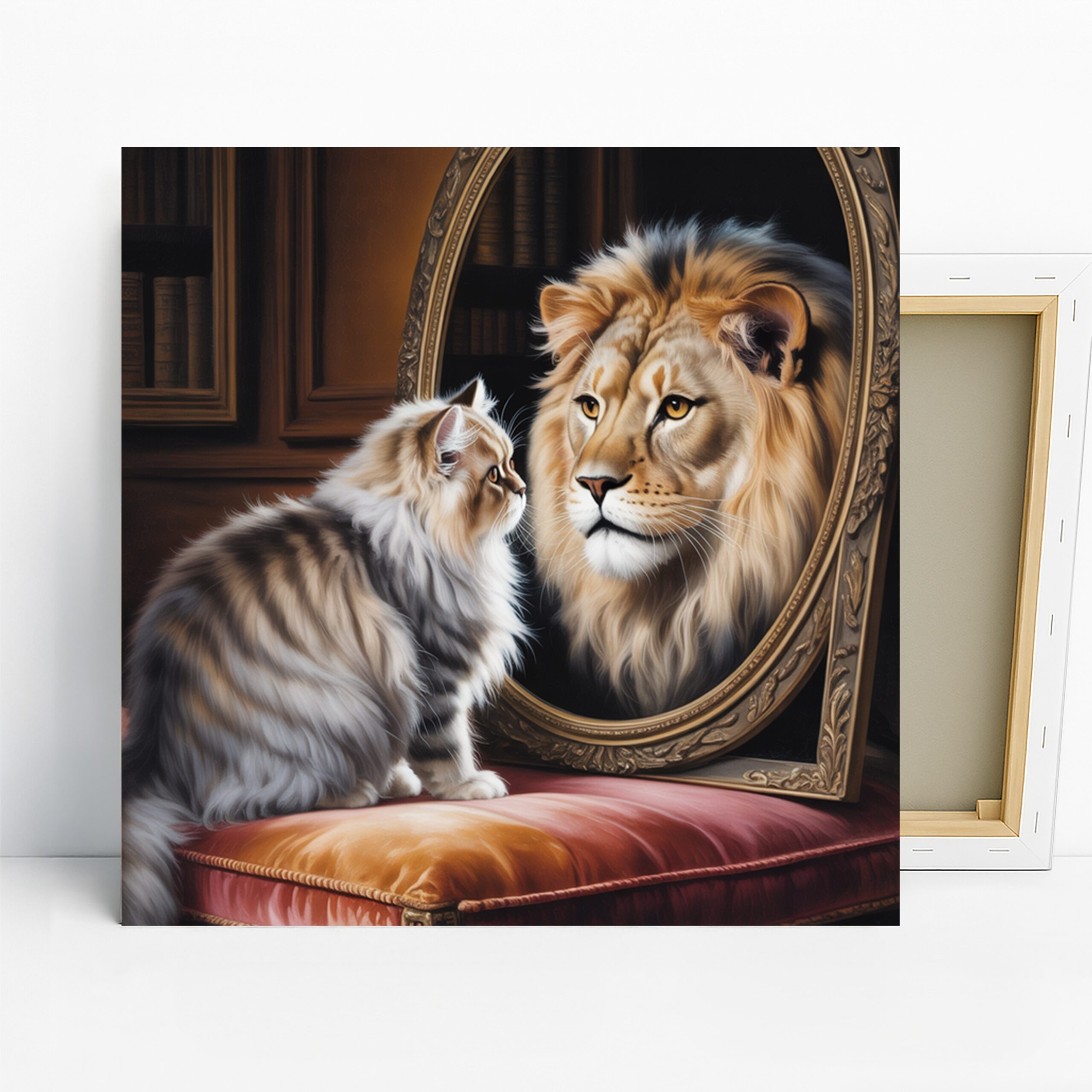 1.jpg Cat Lion Art