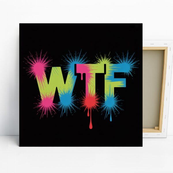 Explosive WTF Typography Art