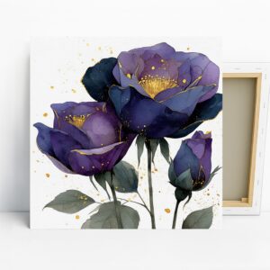 Purple Peonies Art