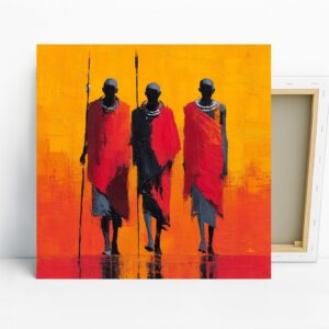 Maasai Warriors Art