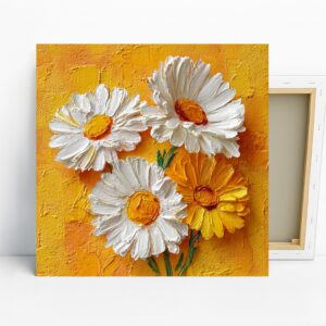 Daisy Sunburst Art