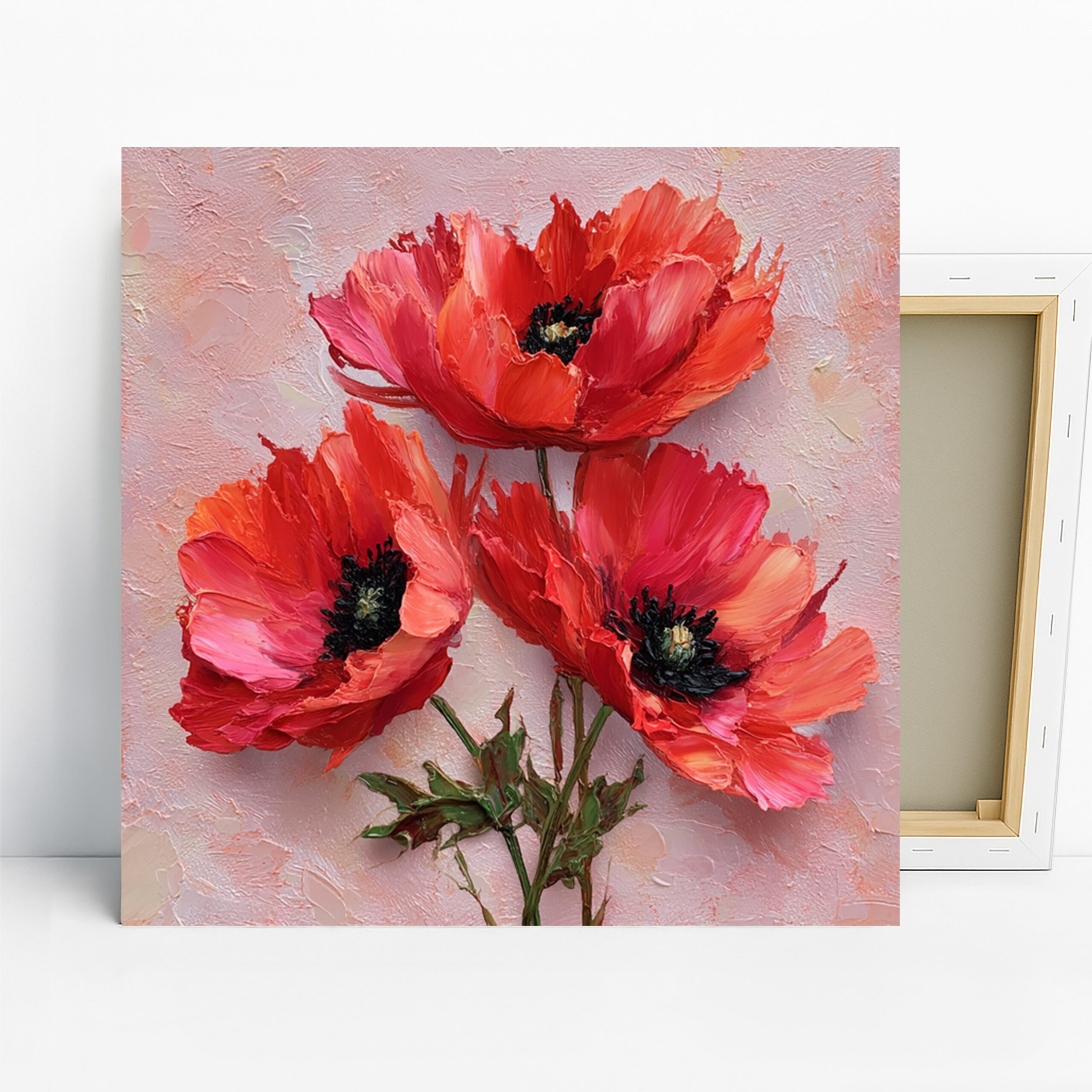 1.jpg Red Poppy Flower Art