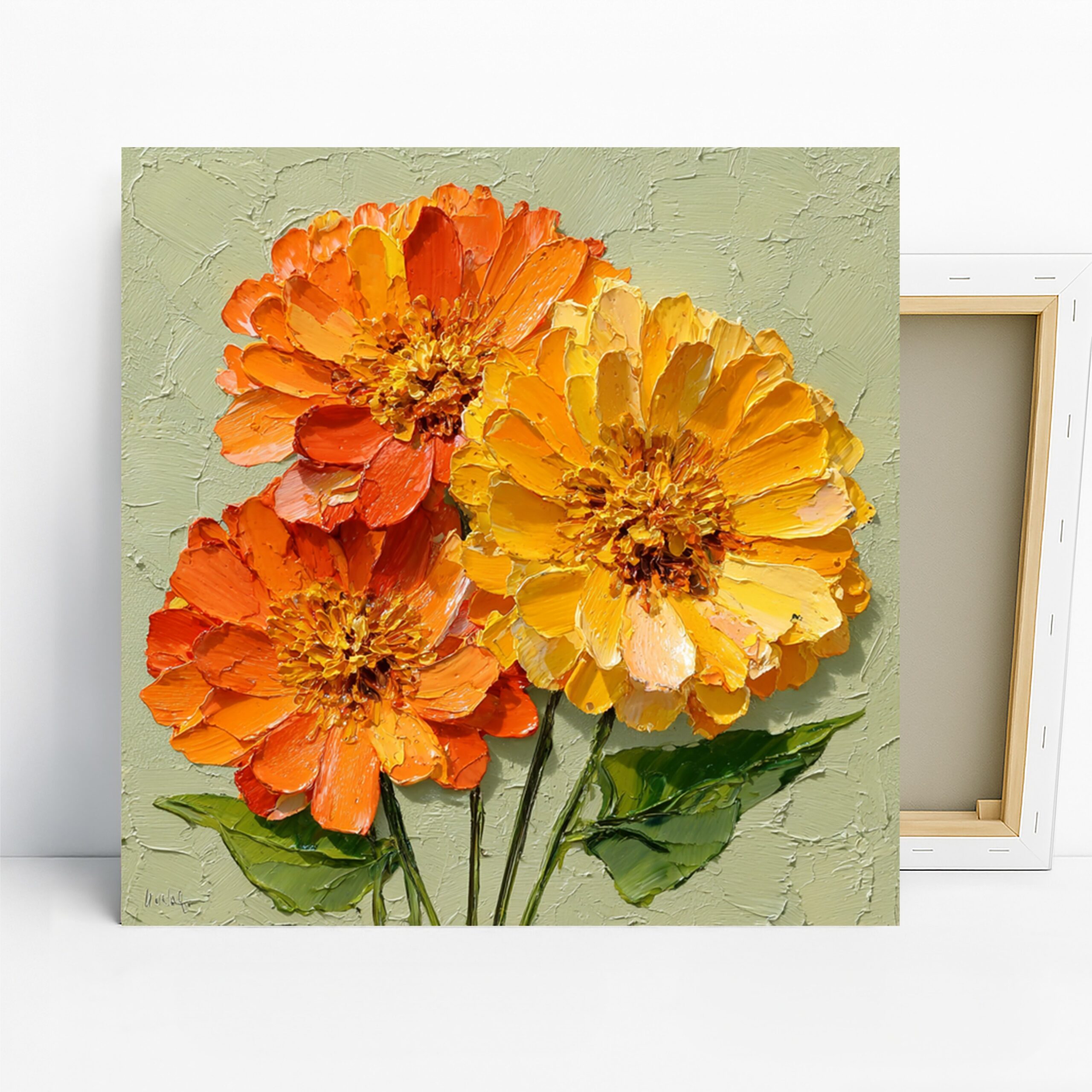 1.jpg Zinnia Bloom Art