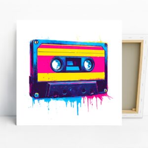 Retro Cassette Art
