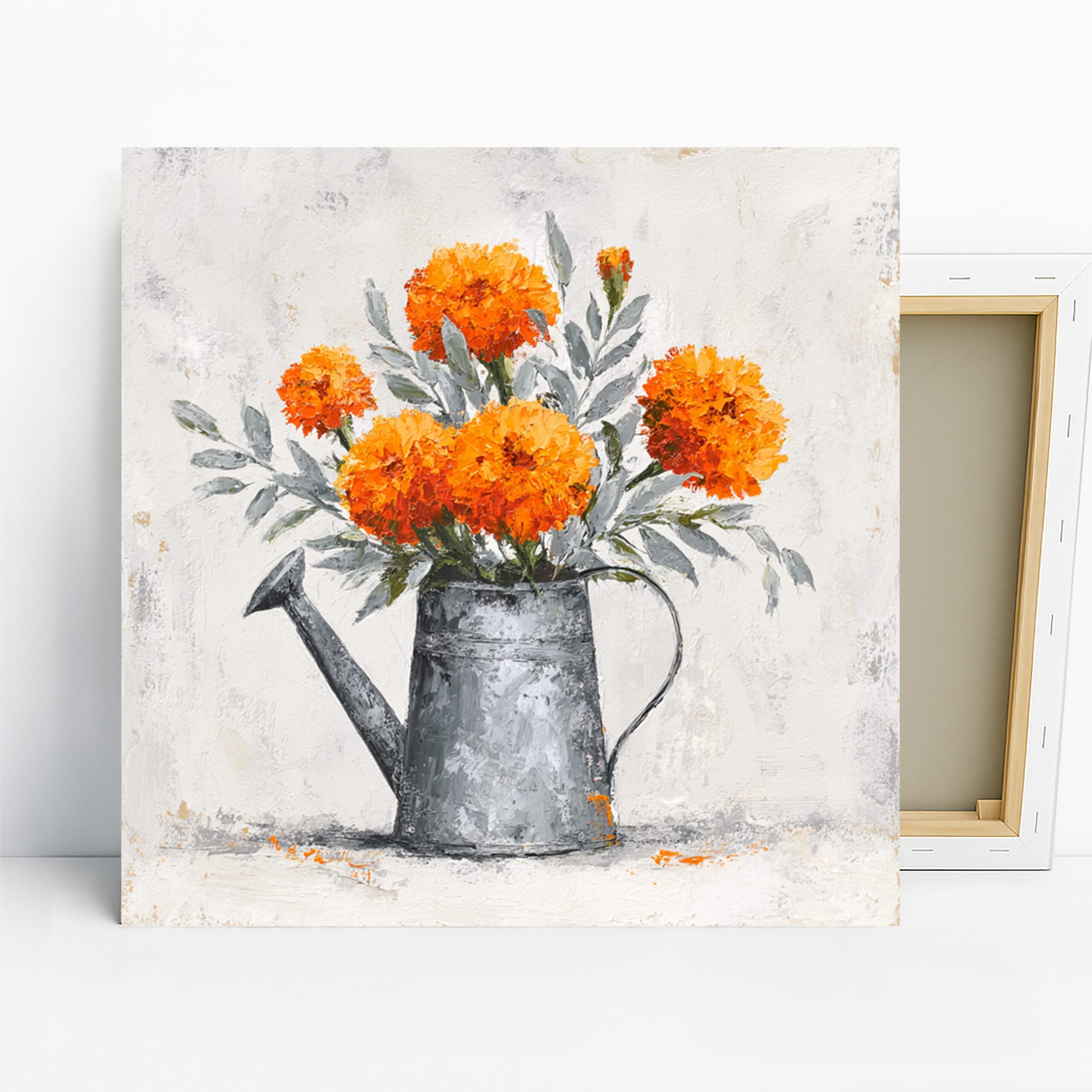 1.jpg Marigold Watering Can Art