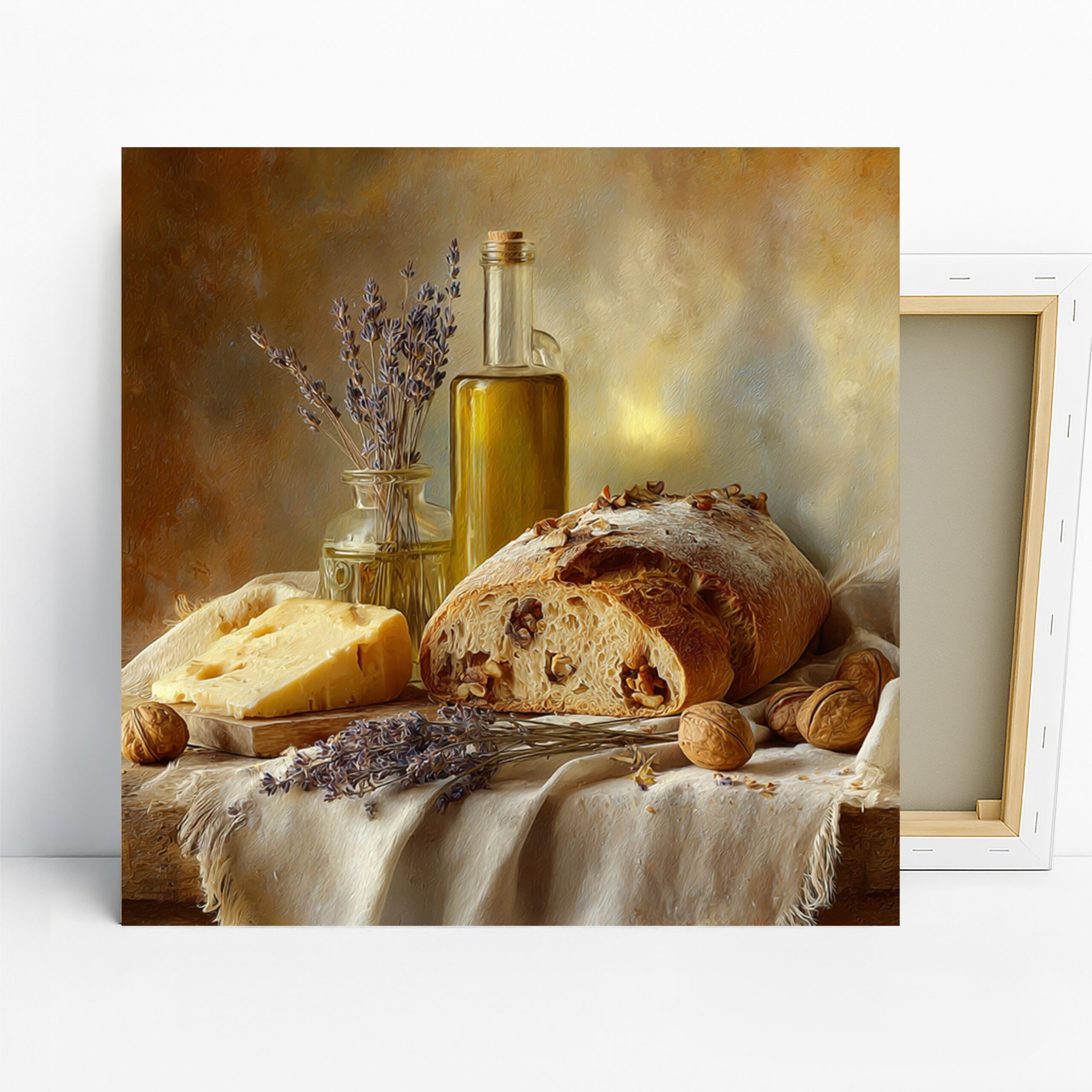 1.jpg Rustic Bread and Cheese Art