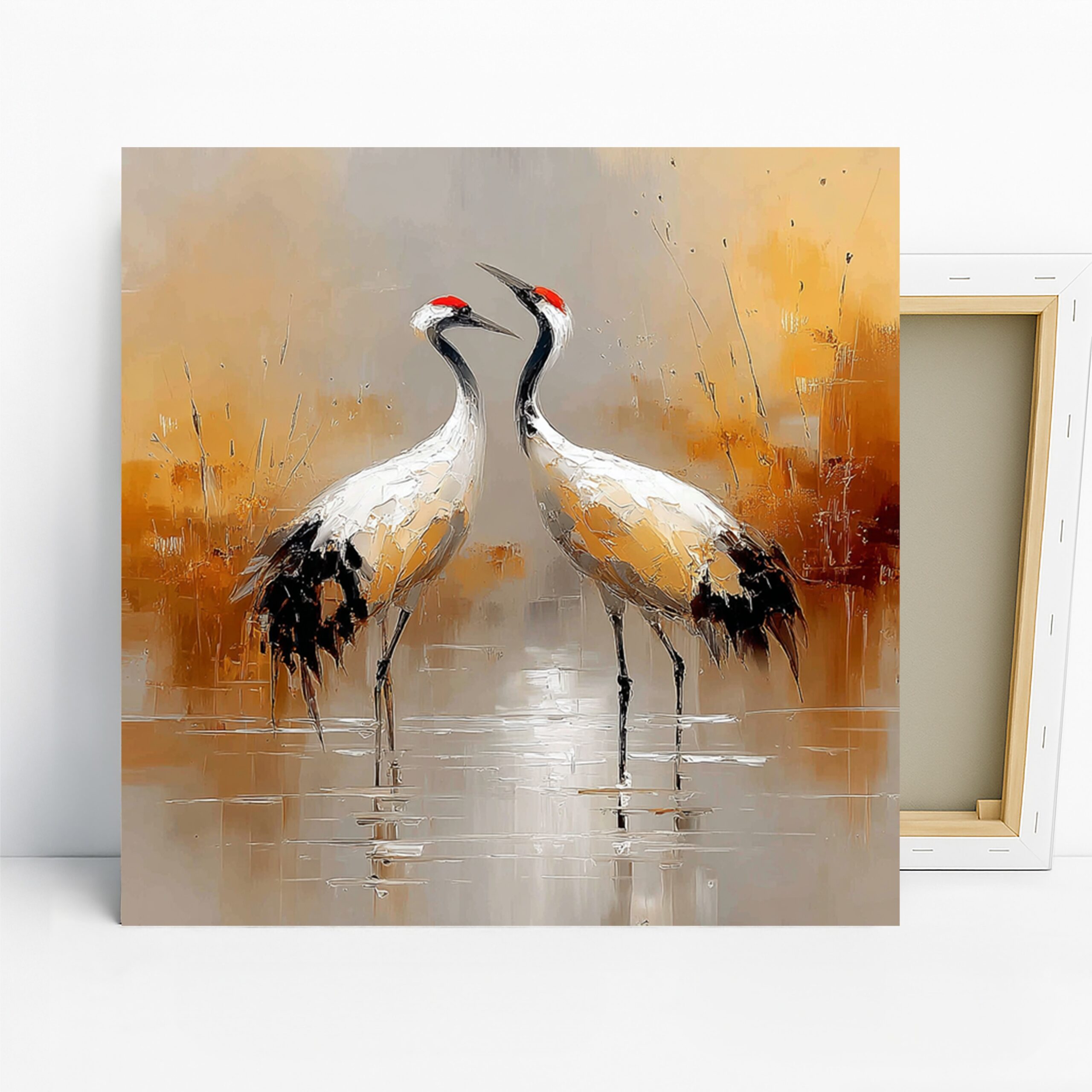 1.jpg Crane Pair Art
