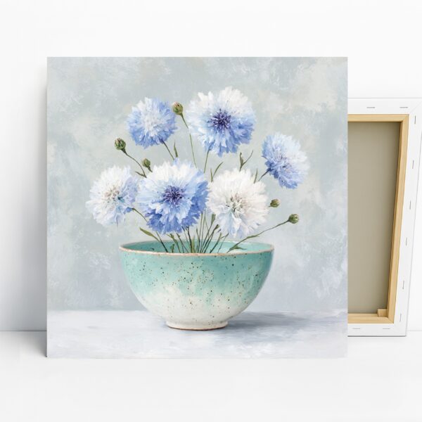 Blue Cornflower Art