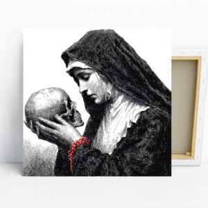 Skull Contemplation Art