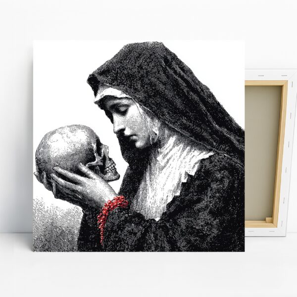 Skull Contemplation Art