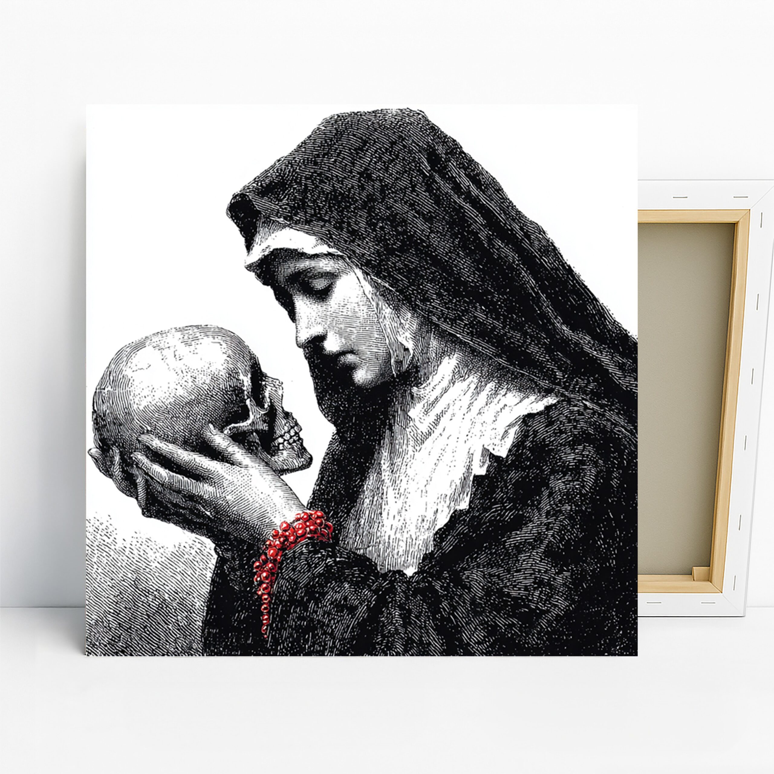 1.jpg Skull Contemplation Art