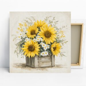 Sunflower Bouquet Art