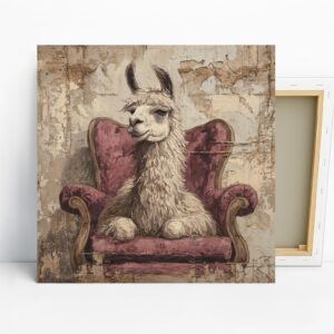 Llama Chair Art