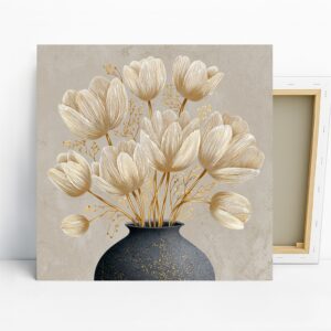 Golden Tulips Art