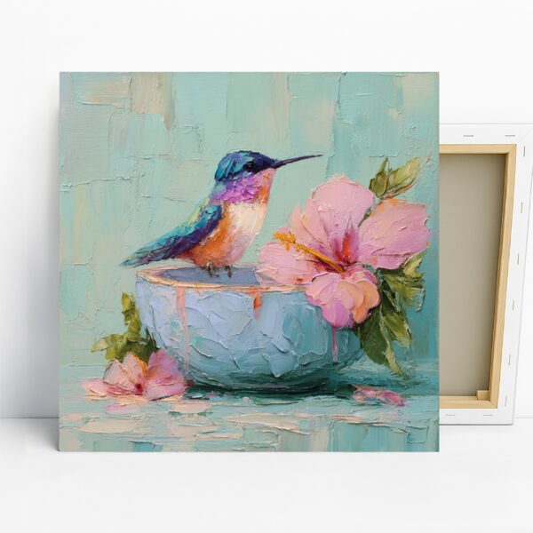 Hummingbird Hibiscus Art