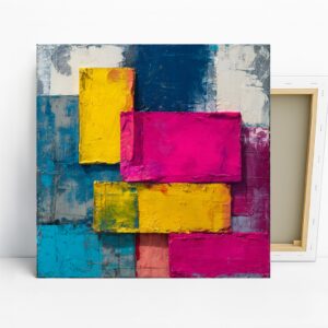 Geometric Blocks Art