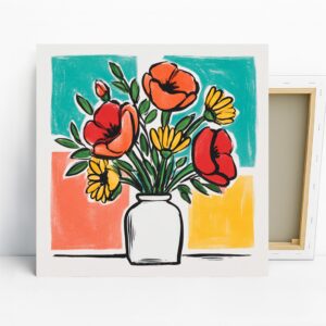Poppy Bouquet Art