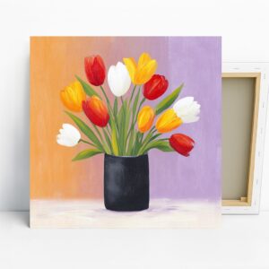 Tulip Bouquet Art