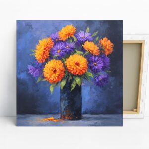 Vibrant Floral Bouquet Art