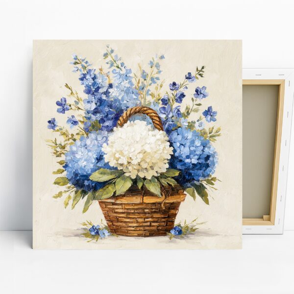 Blue Hydrangea Art